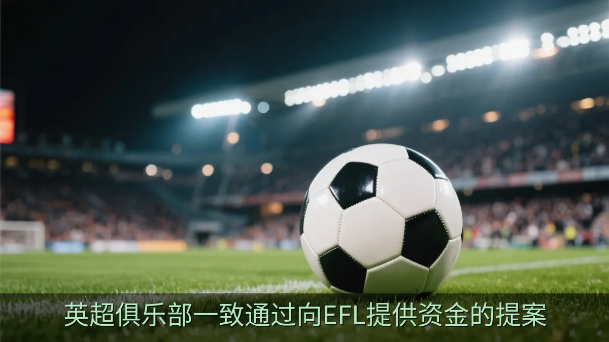 英超俱乐部一致通过向EFL提供资金的提案